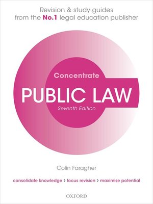 cover image of Public Law Concentrate